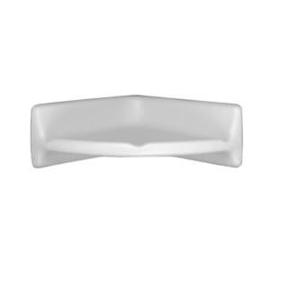 Corner Shelf White Ceramic Bath Accessory Shower Thinset Mount 8-3/4 x  2-5/8