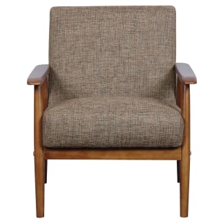 Lummus cognac wood frame hot sale upholstered accent chair
