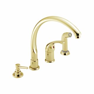 Delta undefined Polished Brass Faucet Kitchen Single Handle ...