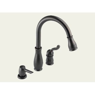 Delta 978-RBSD Venetian Bronze Single Handle Pullout Kitchen ...