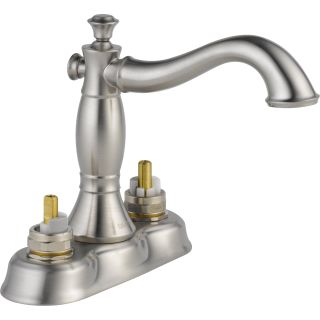 Delta 2597lf Ssmpu Lhp Brilliance Stainless Cassidy Centerset