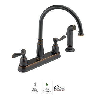 Delta 21996lf Ob Oil Rubbed Bronze Windemere Kitchen Faucet With Side Spray Includes Lifetime Warranty Faucetdirect Com