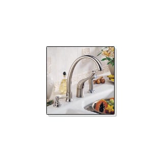 Delta Select 61602 Ss170 Brilliance Stainless Faucet Kitchen Single Handle From The Providence Contemporary Series Faucetdirect Com