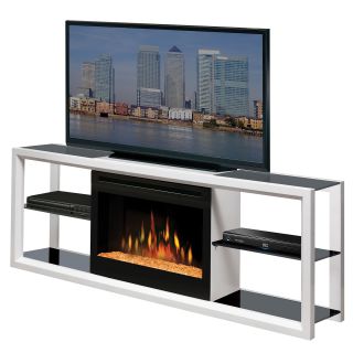 Dimplex Shgfp 300 W White Novara 64 Inch Wide Media Console With