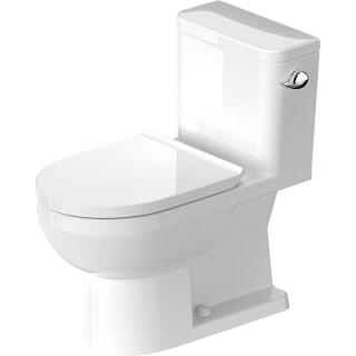 Duravit 21950100u3 White Durastyle Basic 1 28 Gpf One Piece Elongated Chair Height Toilet With Left Hand Lever Less Seat Faucet Com