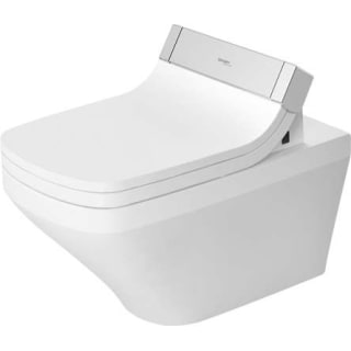 Duravit 2542592092 White With Hygieneglaze Durastyle 0 8 1 6 Gpf Dual Flush Wall Mounted One Piece Elongated Toilet With Wall Hand Lever Less Seat Faucet Com