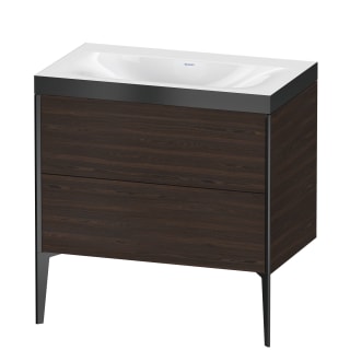 A thumbnail of the Duravit XV4710P-0HOLE Brushed Walnut / Black