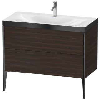 A thumbnail of the Duravit XV4711P-1HOLE Brushed Walnut / Black