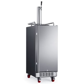 EdgeStar KC1500OD 15 W 1 Tap Outdoor Kegerator Stainless Steel