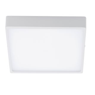 skrue nummer damp Eglo 201661A White Fueva 1 - 12" Wide Single Light Square LED Flush Mount  Ceiling Fixture - LightingDirect.com