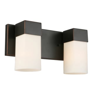 Eglo 202861A Oil Rubbed Bronze Ciara Springs 2 Light 13 Wide Bathroom Vanity Light LightingDirect