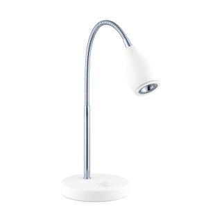 affix Grootste ga werken Eglo 92277A White Naira Single Light LED Swing Arm Desk Lamp with White  Finish - LightingDirect.com