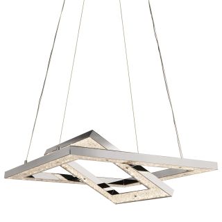 A thumbnail of the Elan Crushed Ice Chandelier - Warm White Chrome