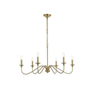 A thumbnail of the Elegant Lighting LD5006D36 Satin Gold