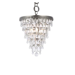 Elegant Lighting 1219D13BK/RC Black Nordic 3 Light 13