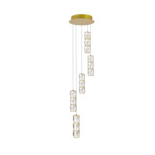 Elegant Lighting 3500d5rg Gold Polaris 5 Light 12 Wide Led Crystal Multi Light Pendant Lightingdirect Com