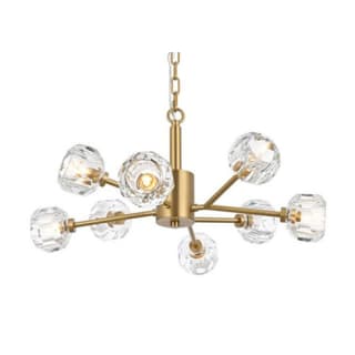 A thumbnail of the Elegant Lighting 3509D24 Gold / Clear