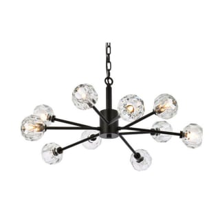 A thumbnail of the Elegant Lighting 3509D29 Black / Clear