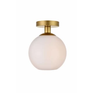 A thumbnail of the Elegant Lighting LD2205 Brass / Frosted White