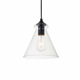 A thumbnail of the Elegant Lighting LD2244 Black / Clear