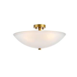 A thumbnail of the Elegant Lighting LD2349 Brass / Frosted White