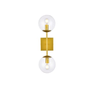 A thumbnail of the Elegant Lighting LD2357 Brass / Clear