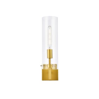 A thumbnail of the Elegant Lighting LD2362 Brass / Clear