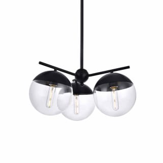 A thumbnail of the Elegant Lighting LD6129 Black / Clear