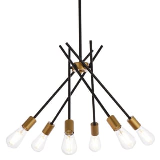 A thumbnail of the Elegant Lighting LD640D23 Black / Brass