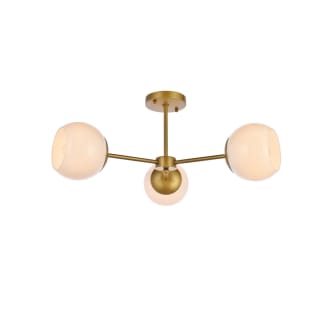 A thumbnail of the Elegant Lighting LD649F26 Brass / White