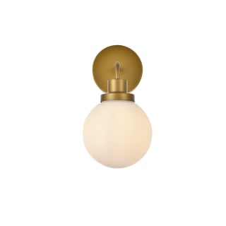 A thumbnail of the Elegant Lighting LD7030W8 Brass / Frosted