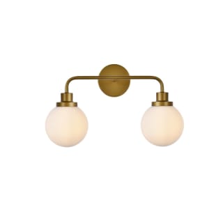 A thumbnail of the Elegant Lighting LD7032W19 Brass / Frosted