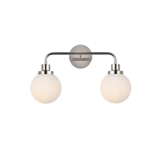 A thumbnail of the Elegant Lighting LD7032W19 Polished Nickel / Frosted