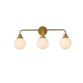 A thumbnail of the Elegant Lighting LD7034W28 Brass / Frosted