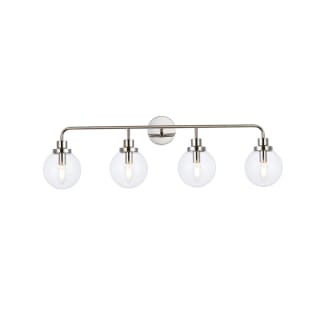 A thumbnail of the Elegant Lighting LD7037W38 Polished Nickel / Clear