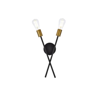 A thumbnail of the Elegant Lighting LD7053W7 Black / Brass