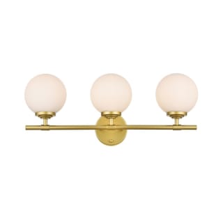 A thumbnail of the Elegant Lighting LD7301W24 Brass / Frosted White