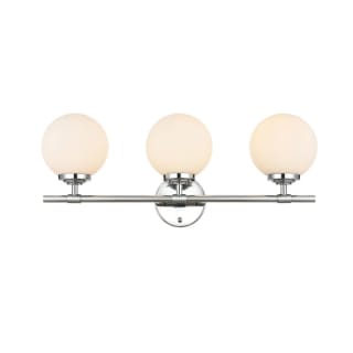 A thumbnail of the Elegant Lighting LD7301W24 Chrome / Frosted White