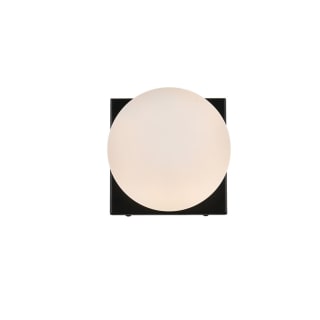 A thumbnail of the Elegant Lighting LD7303W6 Black / Frosted White