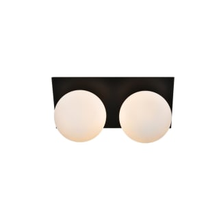 A thumbnail of the Elegant Lighting LD7304W14 Black / Frosted White