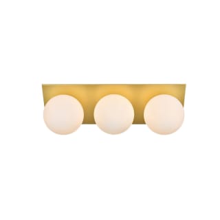 A thumbnail of the Elegant Lighting LD7304W22 Brass / Frosted White