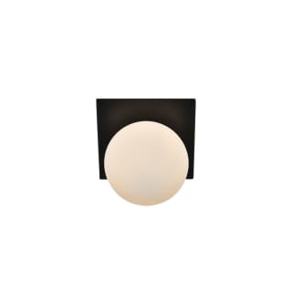 A thumbnail of the Elegant Lighting LD7304W7 Black / Frosted White