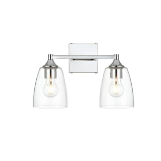 A thumbnail of the Elegant Lighting LD7307W15 Chrome / Clear