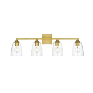 A thumbnail of the Elegant Lighting LD7307W32 Brass / Clear