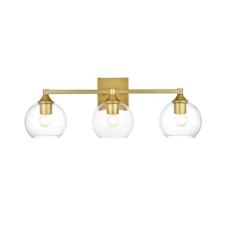 A thumbnail of the Elegant Lighting LD7308W25 Brass / Clear