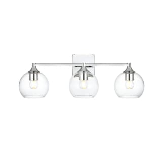 A thumbnail of the Elegant Lighting LD7308W25 Chrome / Clear