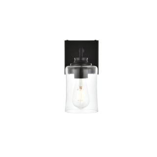 A thumbnail of the Elegant Lighting LD7314W5 Black / Clear