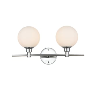 A thumbnail of the Elegant Lighting LD7317W19 Chrome / Frosted White