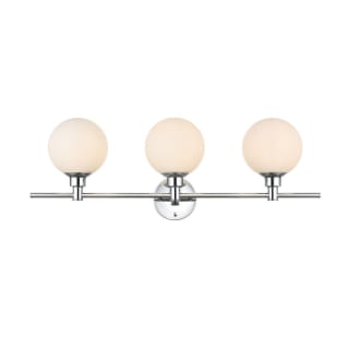 A thumbnail of the Elegant Lighting LD7317W28 Chrome / Frosted White