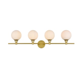 A thumbnail of the Elegant Lighting LD7317W38 Brass / Frosted White